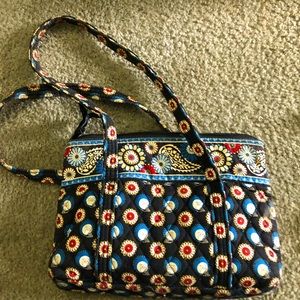 Vera Bradley retired patterns in Night Owl, small tote.